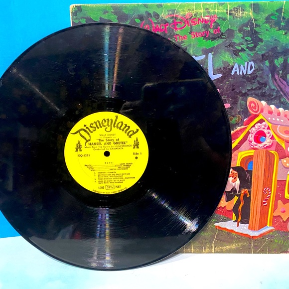 WALT DISNEY DISNEYLAND VTG 1964 THE STORY OF HANSEL AND GRETEL VINYL RECORD LP - Picture 10 of 13